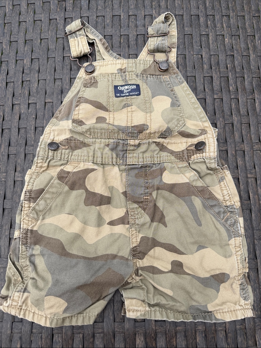 OshKosh B'gosh Camo Shortalls